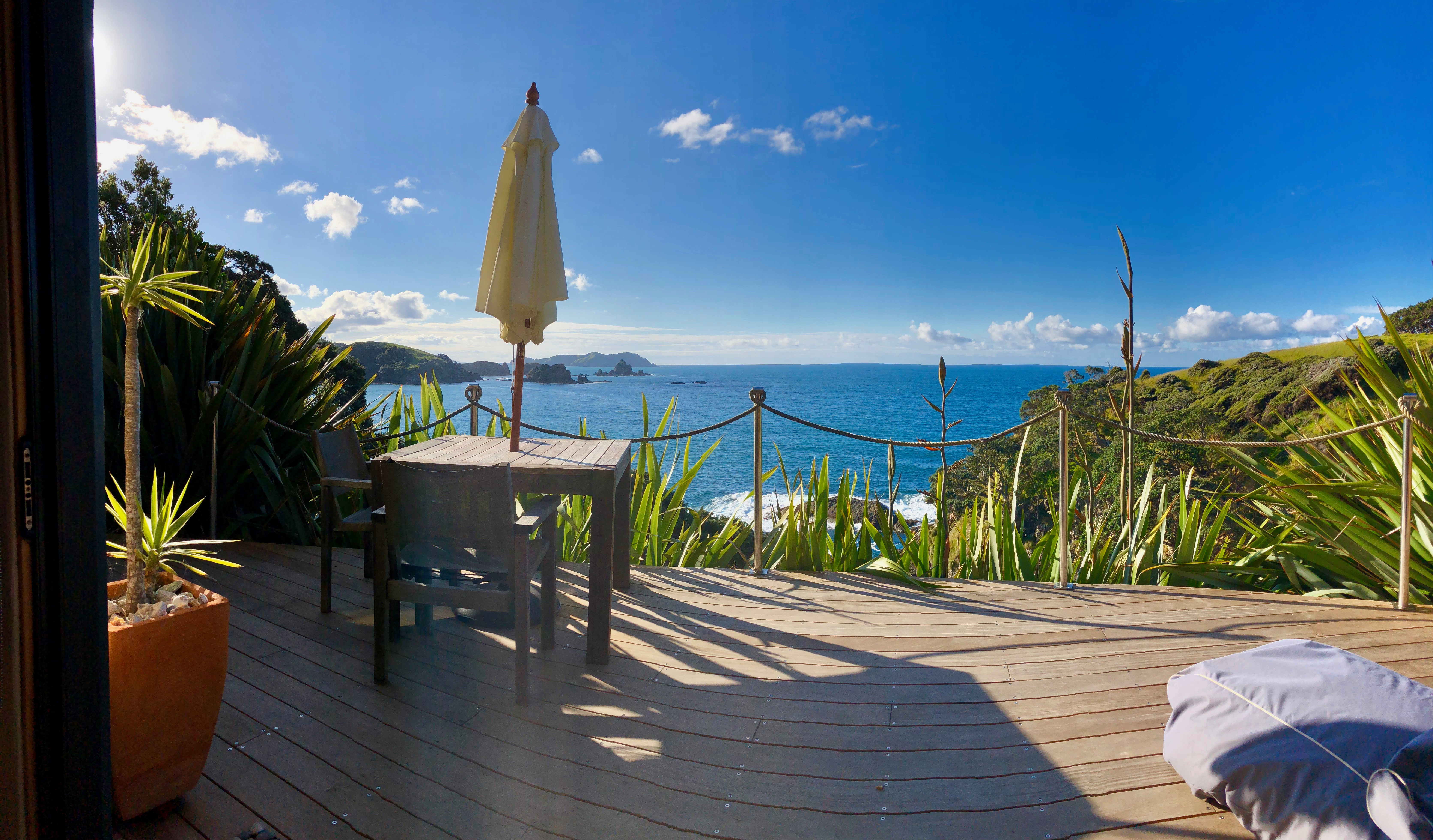Enjoy a stunning view from your terrace | New Zealand holiday