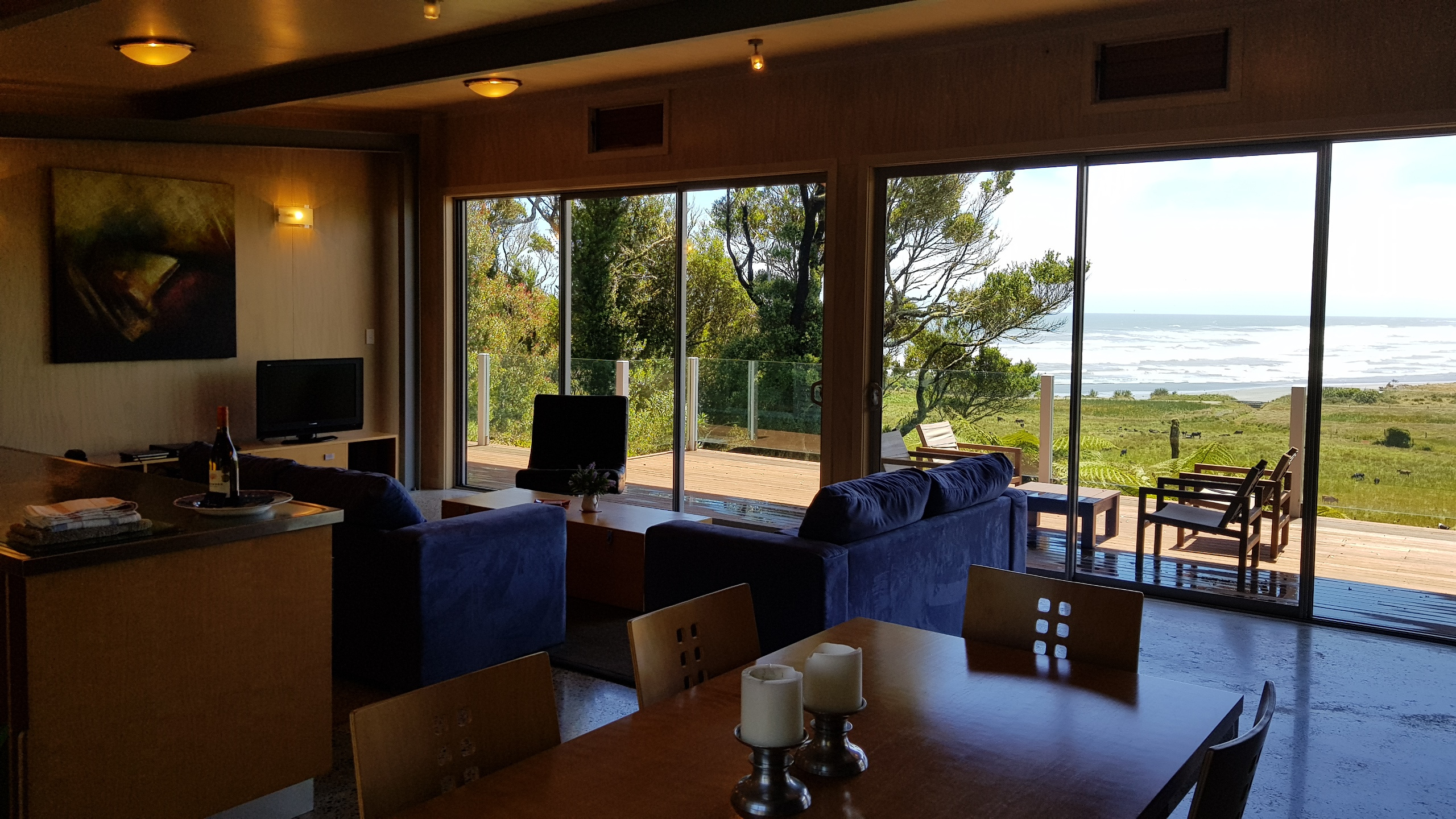 Open plan living area | New Zealand holiday