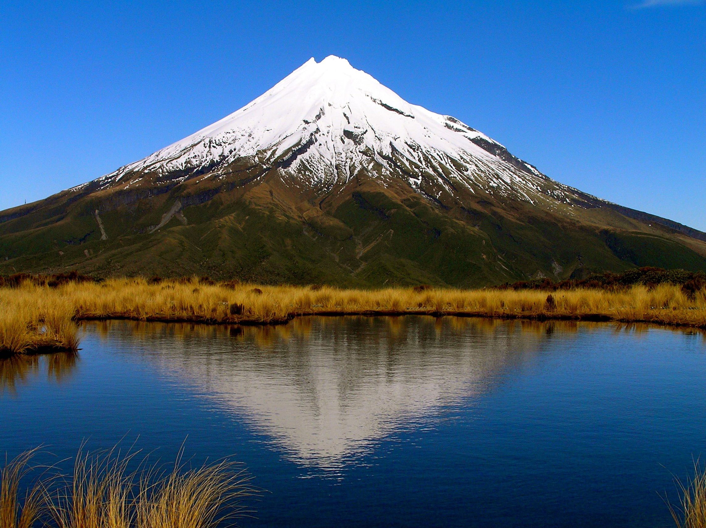 Enjoy spectacular views of the striking Mount Taranaki