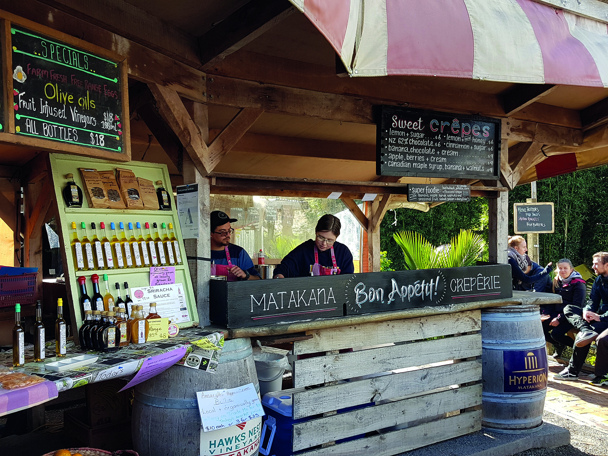 Join the locals and visit the Matakana Village Farmers Market